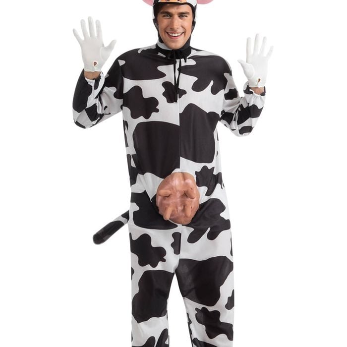 Comical Cow Mens Novelty Animal Costume - Standard