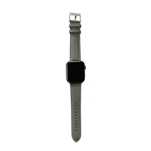 Genuine Leather Watch Band Strap - For Apple iWatch 38mm 40mm 41mm [42mm Series 10] (Grey)