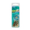 Zenith 3/16" x 25mm Solid Brass Round Head Bolt And Nut - 6 Pack