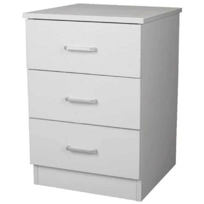 Redfern Bedside Table - White