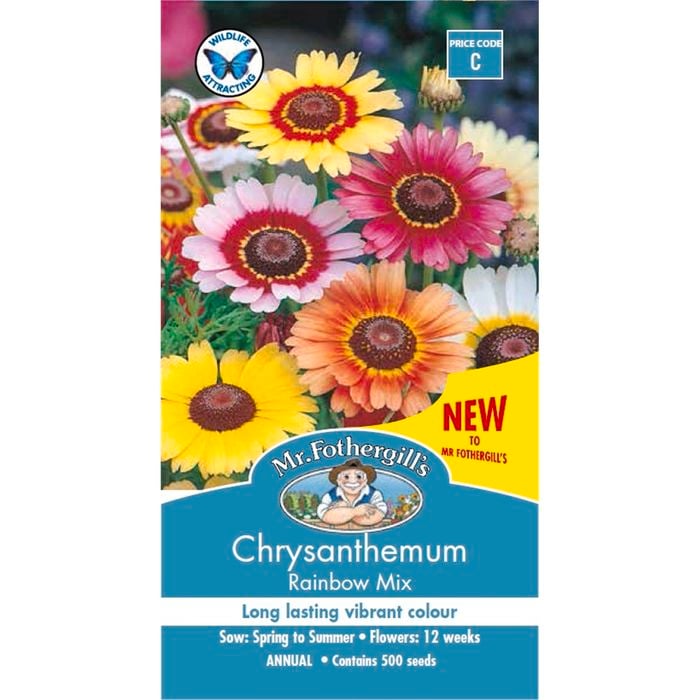 Mr Fothergill's Seed Chrysanthemum Rainbow Mix