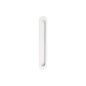 Zanda 250 x 40mm Concealed Fix Duke Flush Pull 5314WHT