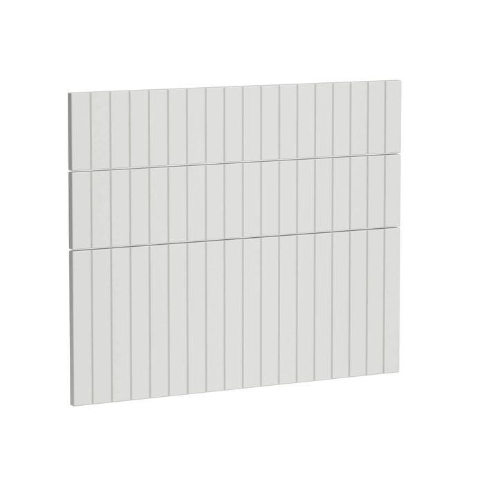 Kaboodle 900mm Sesame Salt V-Groove 3 Drawer Panels