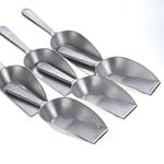 Aluminium Scoops 120ml/4oz Each - Set Of 6