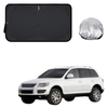 Front Windscreen Sun Shade for VolksWagen Touareg 2003 - 2011 - Standard 150 x 85 cm - Black