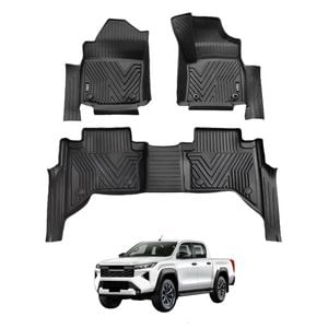 AUSGO 5D Injection Car Floor Mats for Toyota Hilux Auto Trans Dual Cab 2025-Onwards