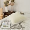 CottonMore Soft Acrylic Knitted Waffle Cushion Cover 45x45cm White
