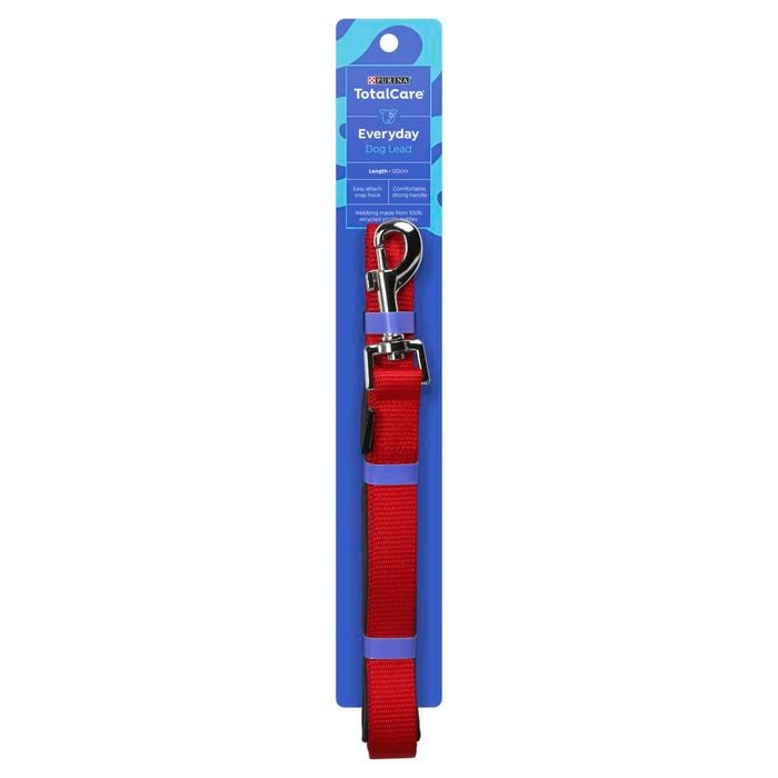 Purina Total Care 120cm Red Everyday Dog Lead