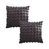 SOGA 2X 50CM Black Medieval-Style Square Throw Pillows