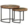 vidaXL 2x Nesting Tables Accent Couch Table Coffee Table