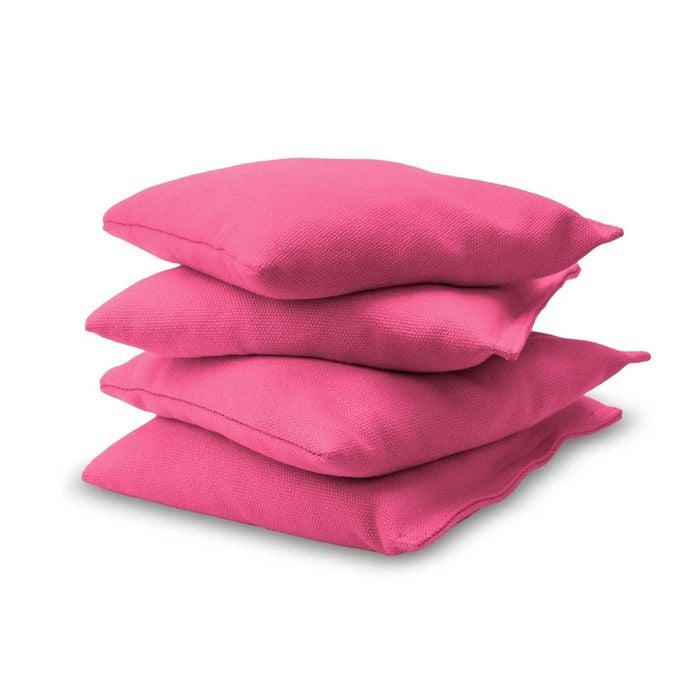 Premium Cornhole Bean Bag Set Of 4 - Various Colours Available-pink