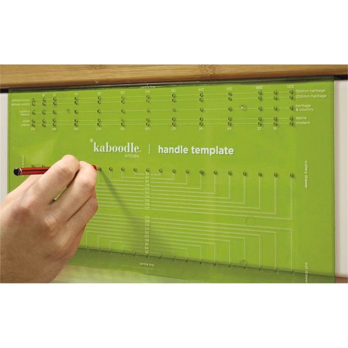 Kaboodle Handle Hole Drilling Template