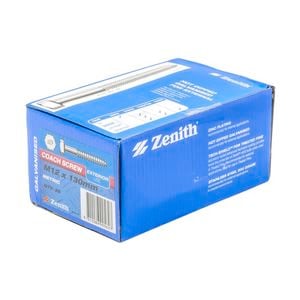 Zenith Coach Screw HD Galv  M12x120mm 25pk BUD0120