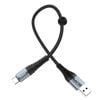 Hoco X38 2.4A Fast Charging USB-A to Micro-USB Anti-Bend Braided Cable 25cm