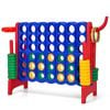 Costway Giant 4-in-a Row Connect Four Board Game Set, Red