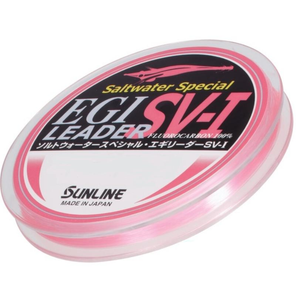 Sunline Egi Pink SV1 30m Fluorocarbon Fishing Leader 8lb