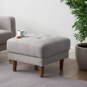 Zinus Adair Modern Ottoman - Light Grey