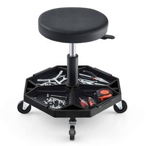 Costway 150 kg Capacity Workshop Creeper Seat Rolling Mechanic Stool