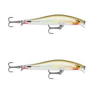 2x Rapala 9cm RipStop Shallow Jerkbait Hard Body Fishing Lures - Houdini