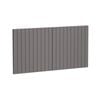Kaboodle 1000mm Smoked Grey V-Groove Fridge Cabinet Doors - 2 Pack