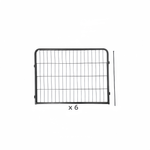 YES4PETS 6 Panel 60 cm Heavy Duty Pet Dog Puppy Cat Rabbit Exercise Playpen Fence