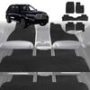 6D Diamond Car Floor Mats for BMW X7 2019-Current-Ultimate Set-Black-Outback GT