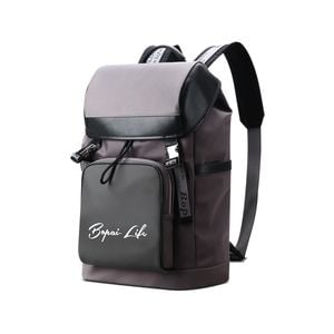 BOPAI Fashion Style Waterproof Microfiber Sporty Backpack with USB Charging 15.6"