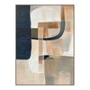 Sundial Hand-Painted Textured Canvas Wall Art
