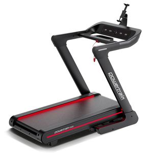 Powertrain V500 3HP Foldable Treadmill Electric Running Machine 20kmph Auto Incline Bluetooth Home Gym Cardio 130kg