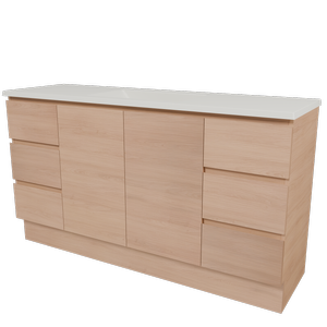 New England Joinery 1500mm King Regal Top Floor Standing Vanity