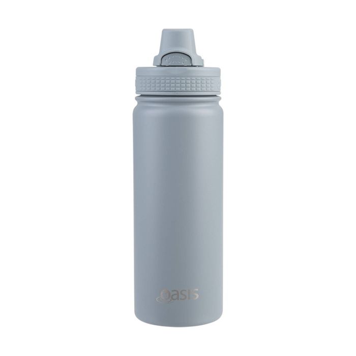 Oasis Stainless Steel Double Wall Insulated Sports Bottle Hazy Blue 550ml
