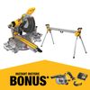 DEWALT 305mm Corded Compound Mitre Saw w/stand DWS780-XE