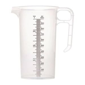 Pro-measures Measuring Jug Polypropylene 1ltr Labware Kitchen Accessory