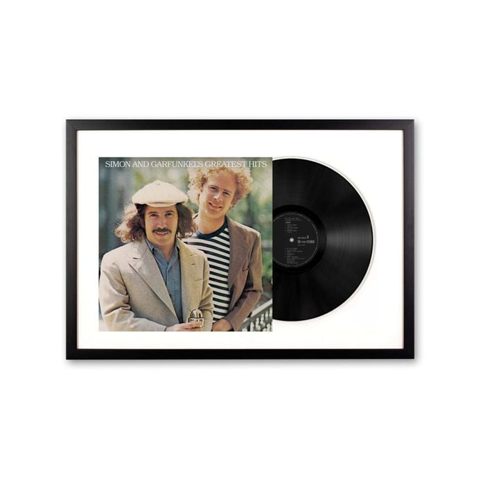 Framed Simon & Garfunkel Greatest Hits Vinyl Album Art