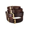 CottonMore Top Quality Handmade Genuine Leather Pet Dog Collar - Small
