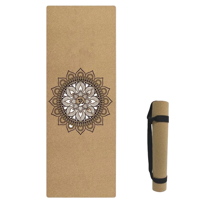 Zenvibes Comfort Cork Yoga Mat 5mm - Radiant Sunflower