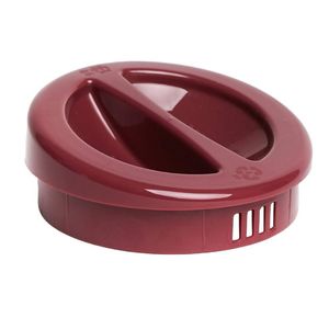 Kh Moderne Jug Lid Burgundy Polypropylene 600ml 1000ml 6 Pack