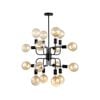 CLA Lighting HEXADE Modern Abstract Pendant Light - Black