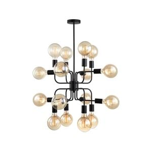 CLA Lighting HEXADE Modern Abstract Pendant Light - Black