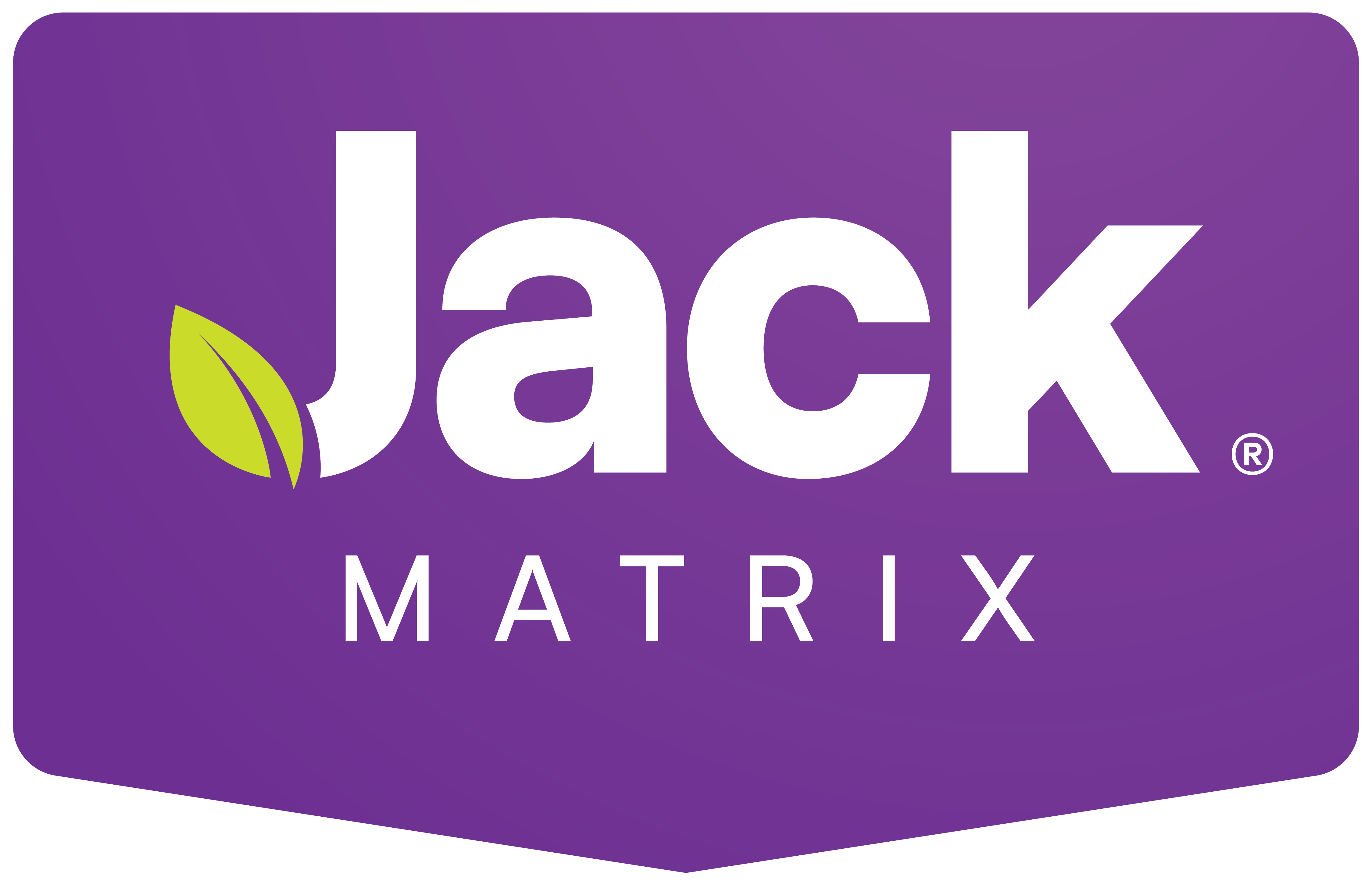 Jack Matrix logo in company known purple colour