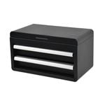 Craftright Matte Black 2 Drawer Mini Tool Chest
