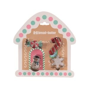 Bread And Butter Cookie Cutter - 4 Pk Multi
