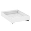 Advwin Extendable Cabinet Organizer with Pull Out 3 Slide Rails  White