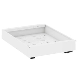Advwin Extendable Cabinet Organizer with Pull Out 3 Slide Rails  White
