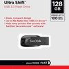 SanDisk USB 3.0 Flash Drive 128GB Ultra Shift PC Mac Memory Stick 100MB/s SDCZ410-128G