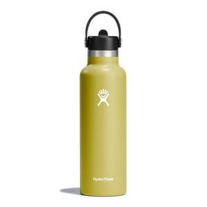 Hyrdo Flask Standard Mouth Straw Cap  621ml Insulated Bottle S/S Tumbler Cactus