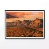 Cliffs of Rock with Cloudy Sky  Print 100% Australian Made 120x90cm  (Poster)