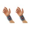 2pk Body Sculpture 4 Way Knit Elastic Wrist Suppot W/ Adjustable Strap L/s/m