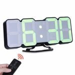 TODO LED Digital Alarm Clock Countdown Timer w/ Remote Control - Black
