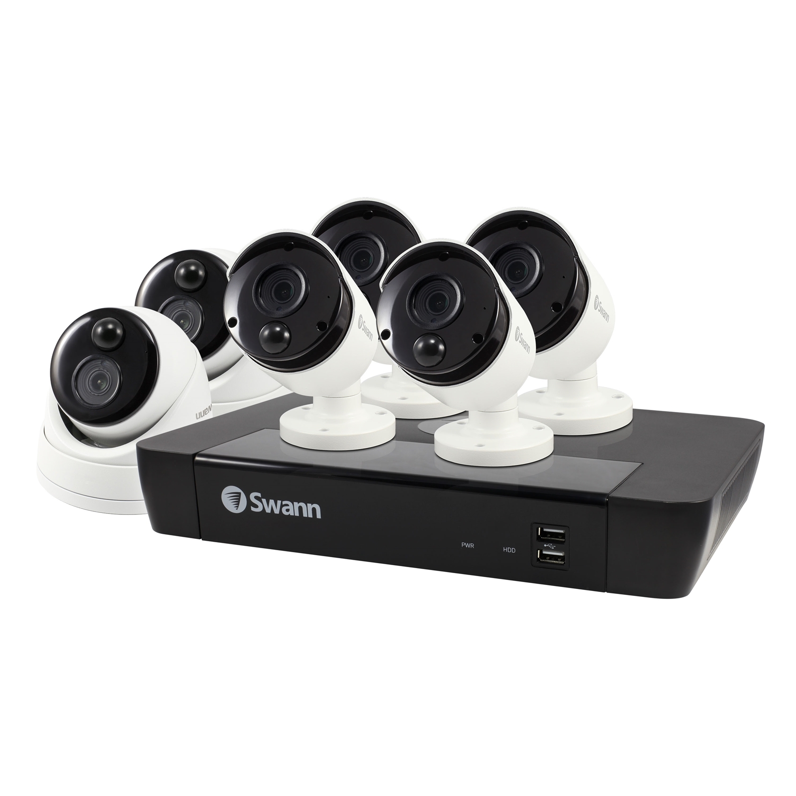 Swann 4 Cameras 8 Channel 5MP Super HD NVR Security System 2TB HDD Heat And Motion Sensing + Night Vision And Audio thumbnail 2